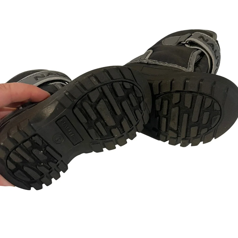 Nautica‎ Albermarle 2 Toddler Sz 6 Black and Grey Winter Boots